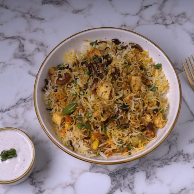 Mixed Veg Biryani.