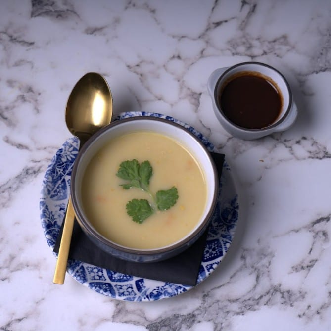 Sweet Corn Soup.