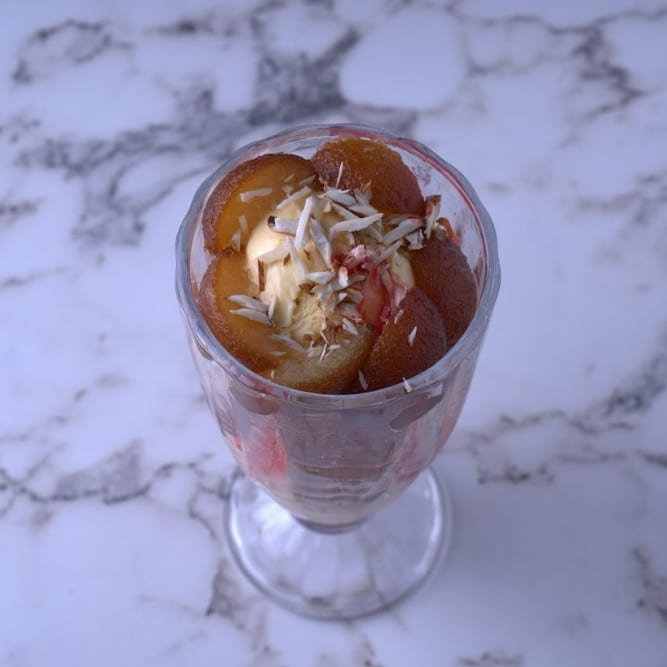 Gulab Jamun Sundae.